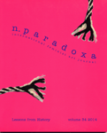 cover of n.paradoxa:international feminst art journal vol. 34 (July 2014)
